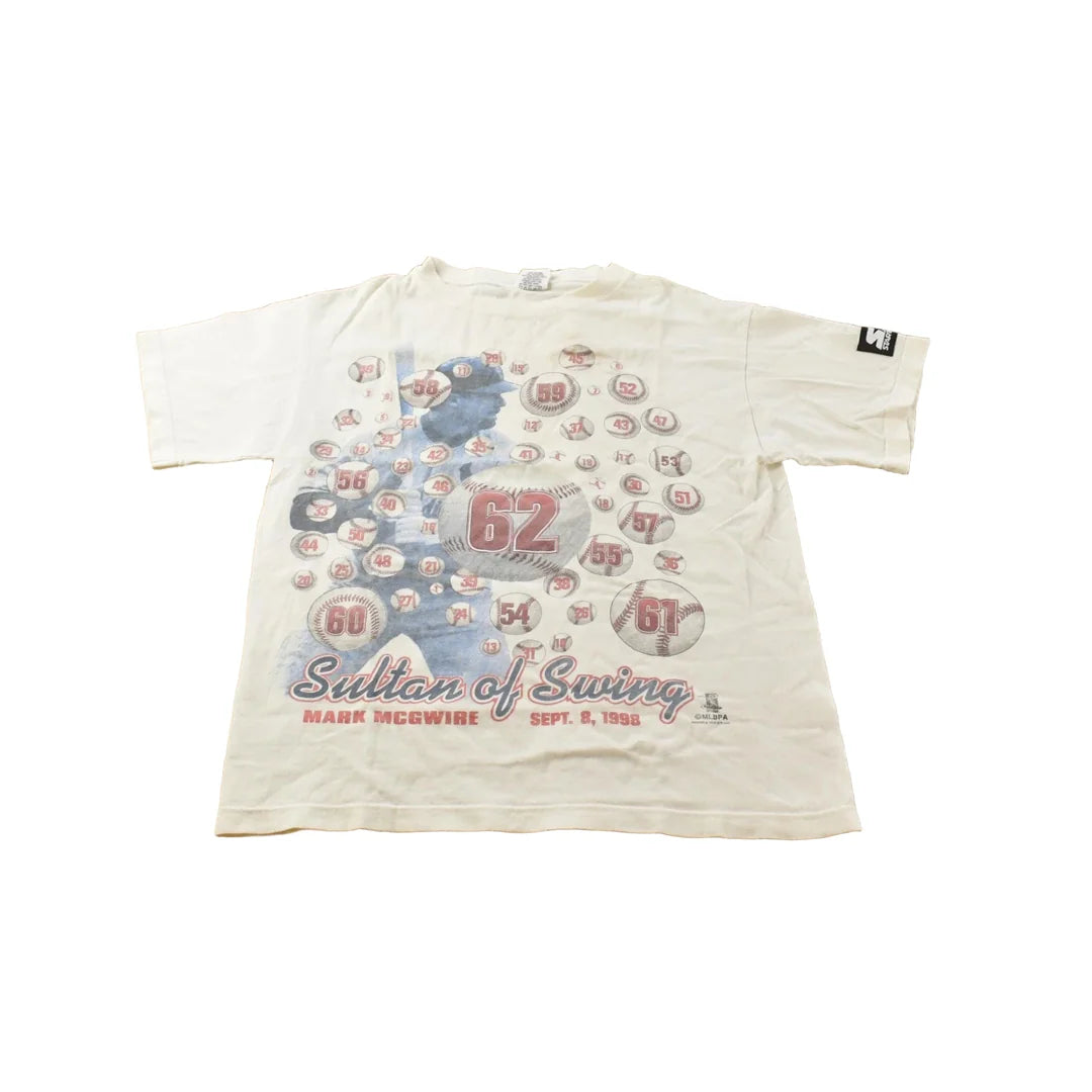 Vintage 1990s Mark McGwire St Louis Cardinals MLB T-Shirt Youth Medium from propervintagecanada