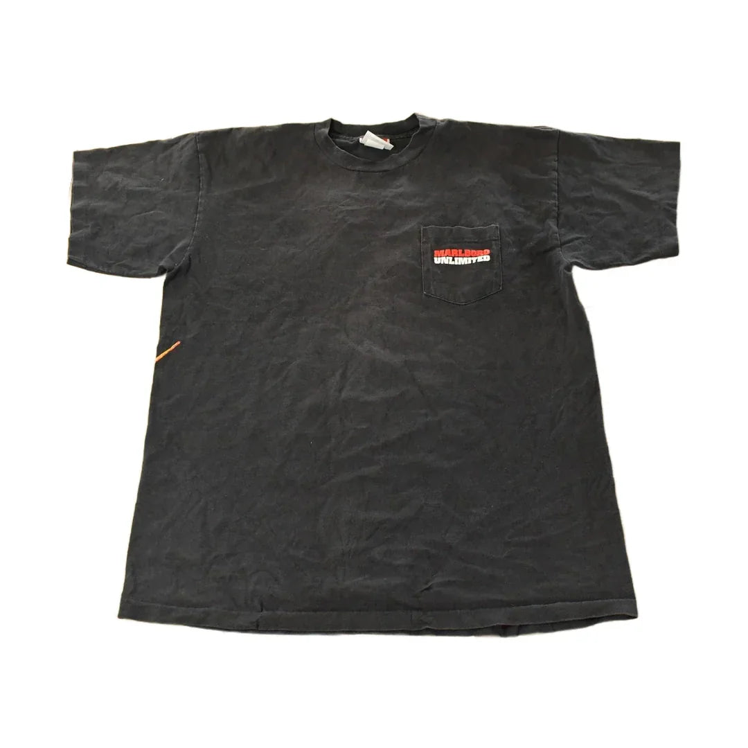Vintage 1990s Marlboro Adventure Team Lizard Graphic T-Shirt Men's XL from propervintagecanada