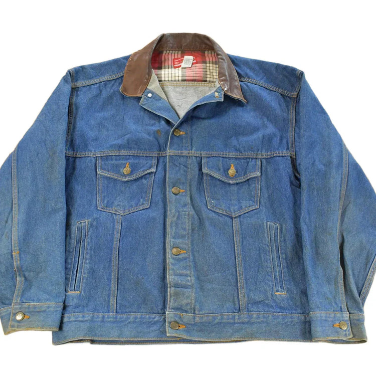 Vintage 1990s Marlboro Country Store Denim Jean Jacket Men's XL / Vintage Denim / Streetwear / Vintage Fall Outerwear / Fall Jacket from propervintagecanada