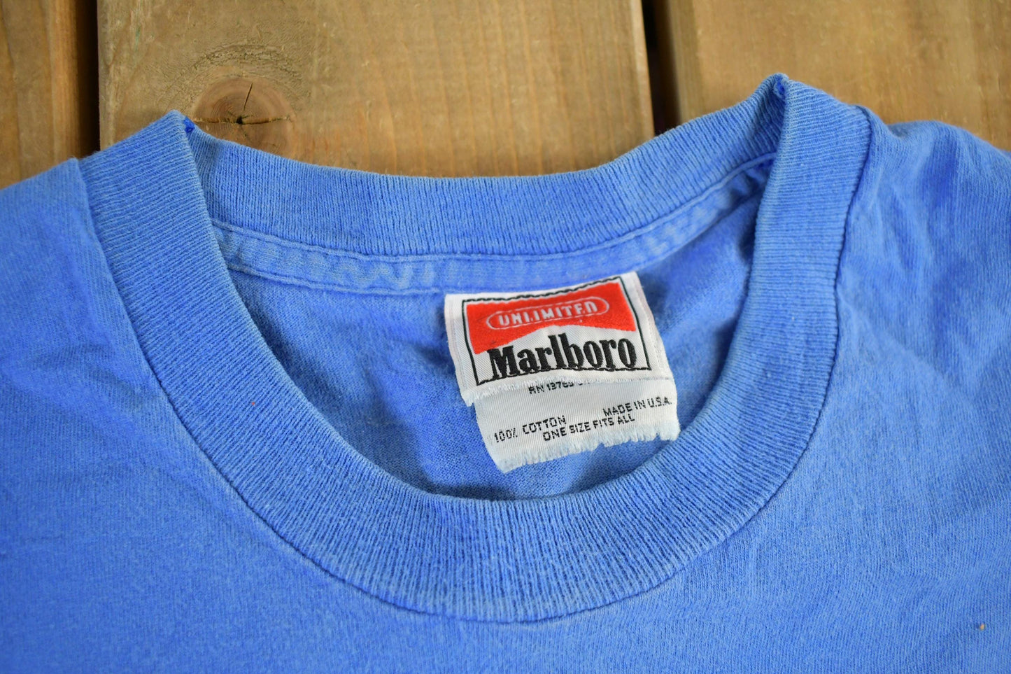 Vintage 1990s Marlboro Embroidered Pocket T Shirt Men's XL from propervintagecanada