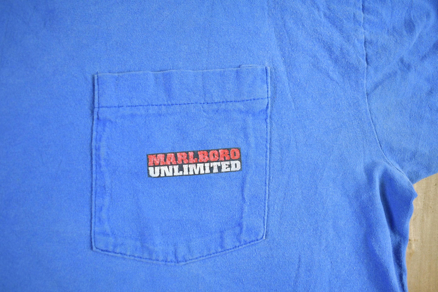 Vintage 1990s Marlboro Embroidered Pocket T Shirt Men's XL from propervintagecanada