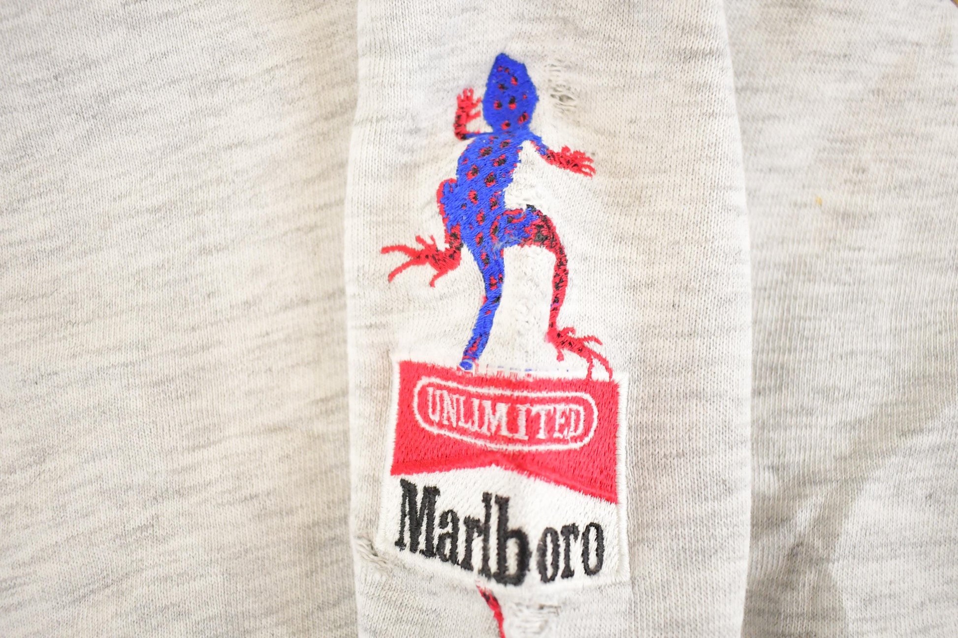 Vintage 1990s Marlboro Souvenir Heavyweight Crewneck Sweatshirt Men's XL from propervintagecanada