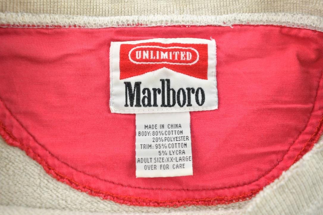 Vintage 1990s Marlboro Unlimited Gecko Crewneck Sweatshirt Men's 2XL from propervintagecanada