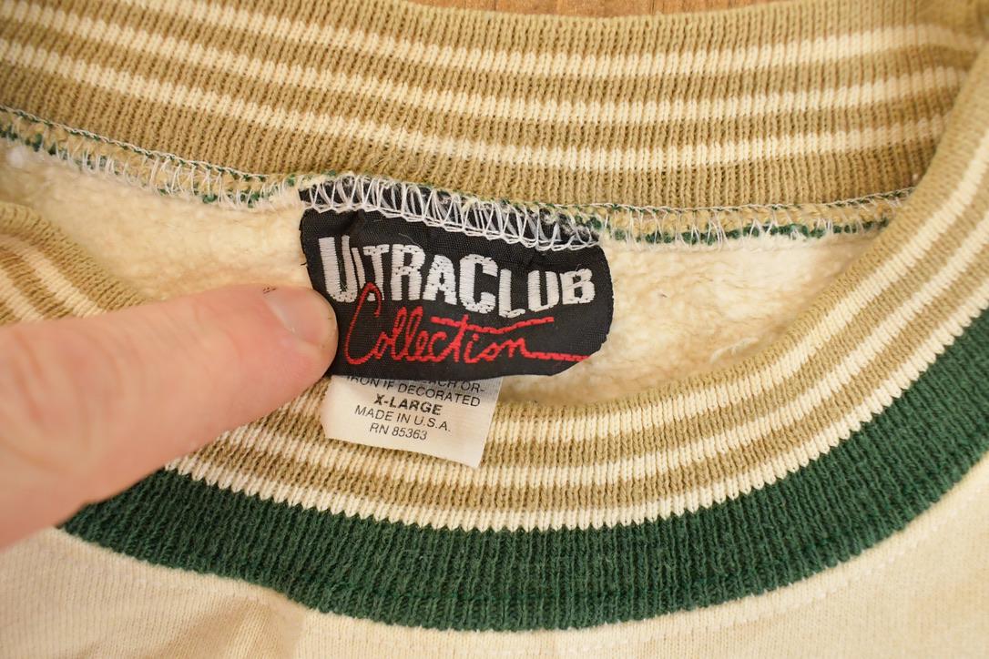 Vintage 1990s Marsh Mallard Duck Crewneck Sweatshirt Men's XL from propervintagecanada