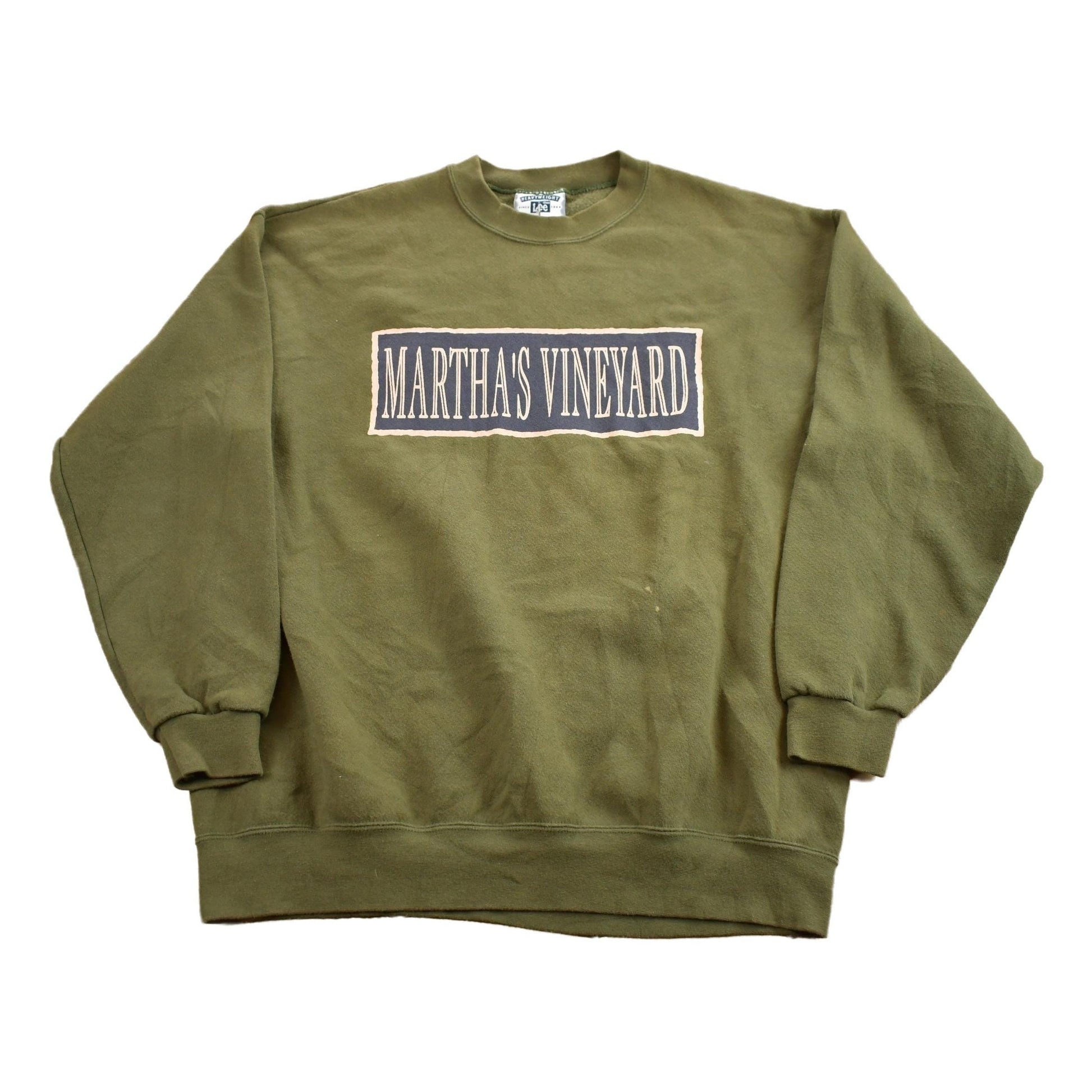 Vintage 1990s Martha's Vineyard Lee Crewneck Sweatshirt Men's L from propervintagecanada