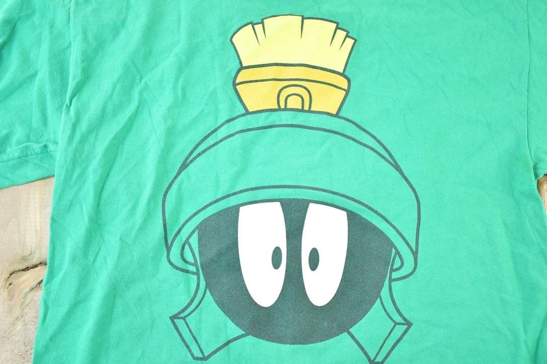 Vintage 1990s Marvin The Martian Cartoon Promo T-Shirt Men's Medium
