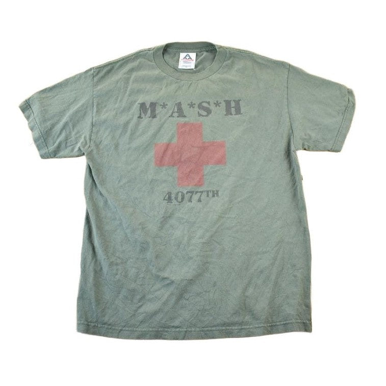 Vintage 1990s MASH Souvenir Single Stitch Graphic Print T-Shirt Men's Large from propervintagecanada