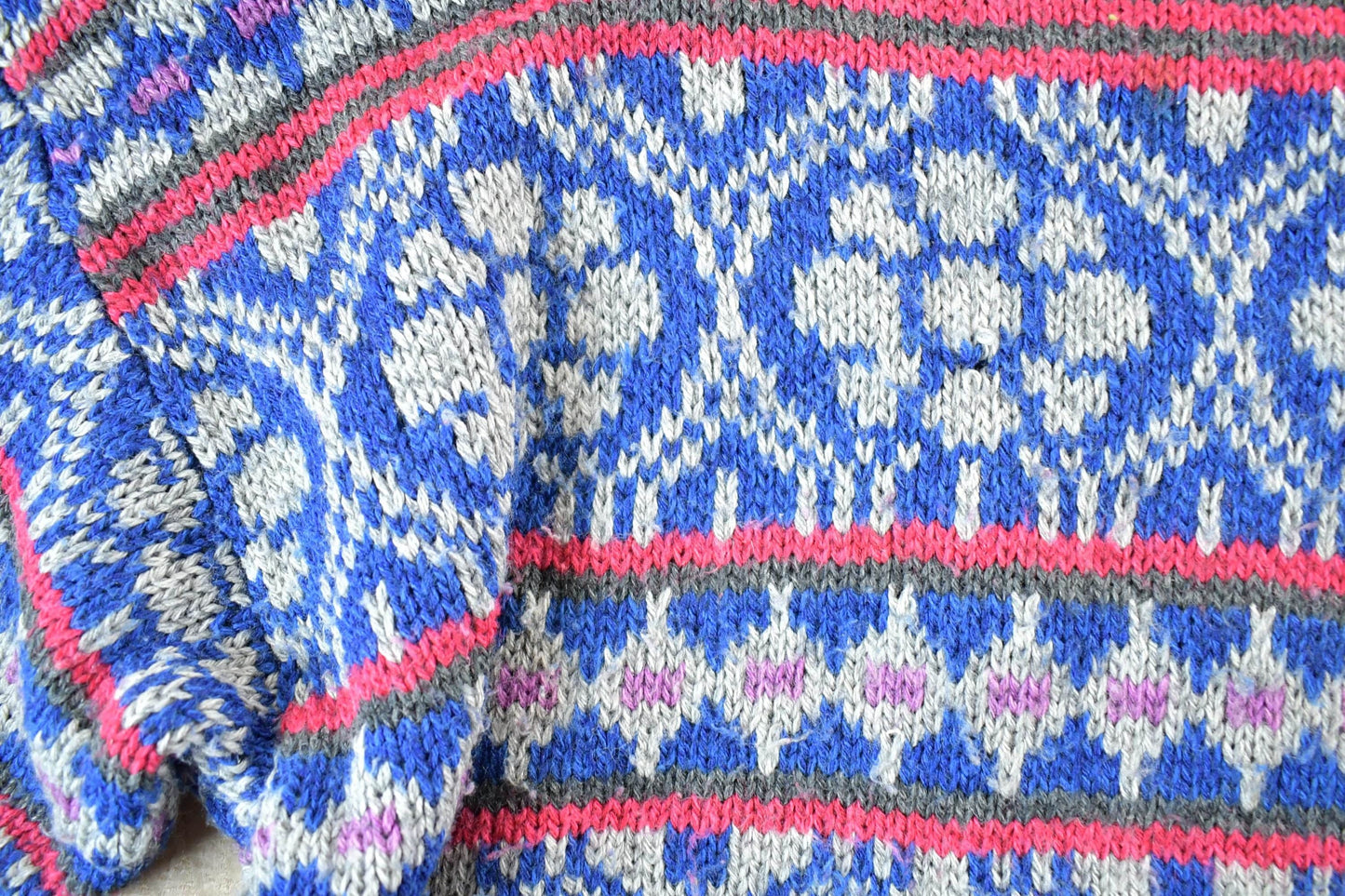 Vintage 1990s Mass Transit Wool Knit Sweater Mens L from propervintagecanada