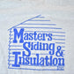 Vintage 1990s Masters Siding And Insulation Souvenir Single Stitch Double Collar Graphic Print T-Shirt Made In Men's XL from propervintagecanada