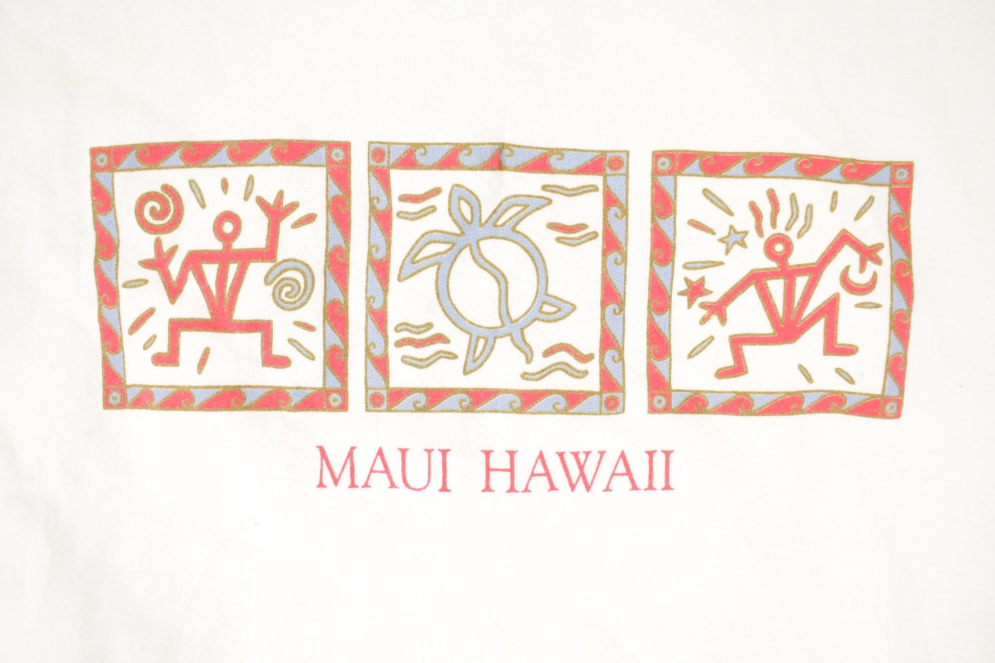 Vintage 1990s Maui Hawaii Graphic Print Crewneck Sweatshirt Men's L from propervintagecanada