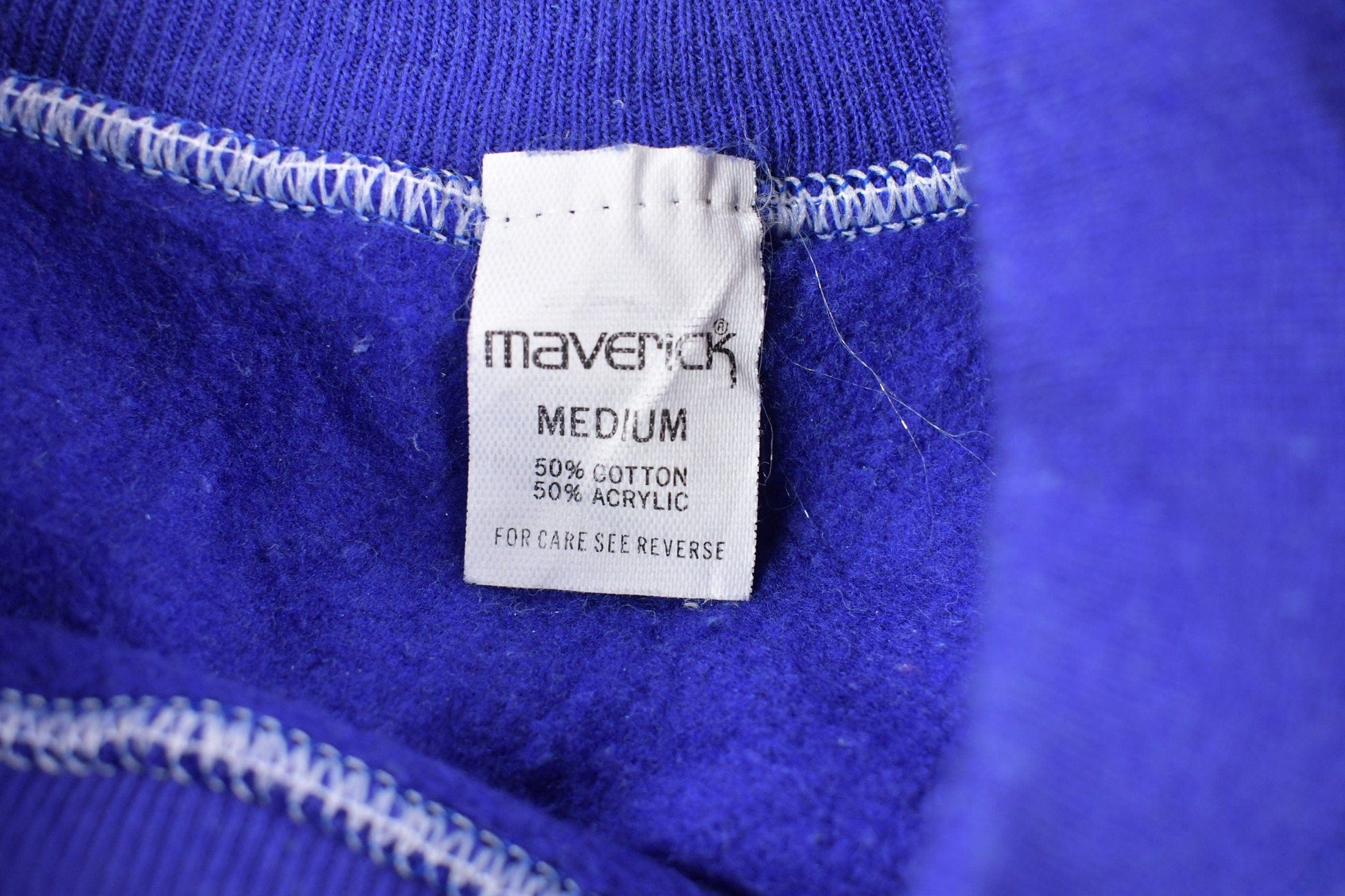 Vintage 1990s Maven Blank Crewneck Sweatshirt Men's Medium from propervintagecanada