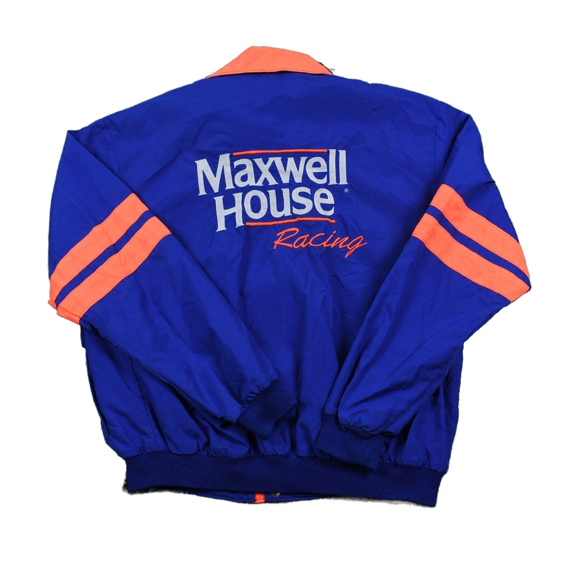 Vintage 1990s Maxwell House Racing Windbreaker Men's Large from propervintagecanada