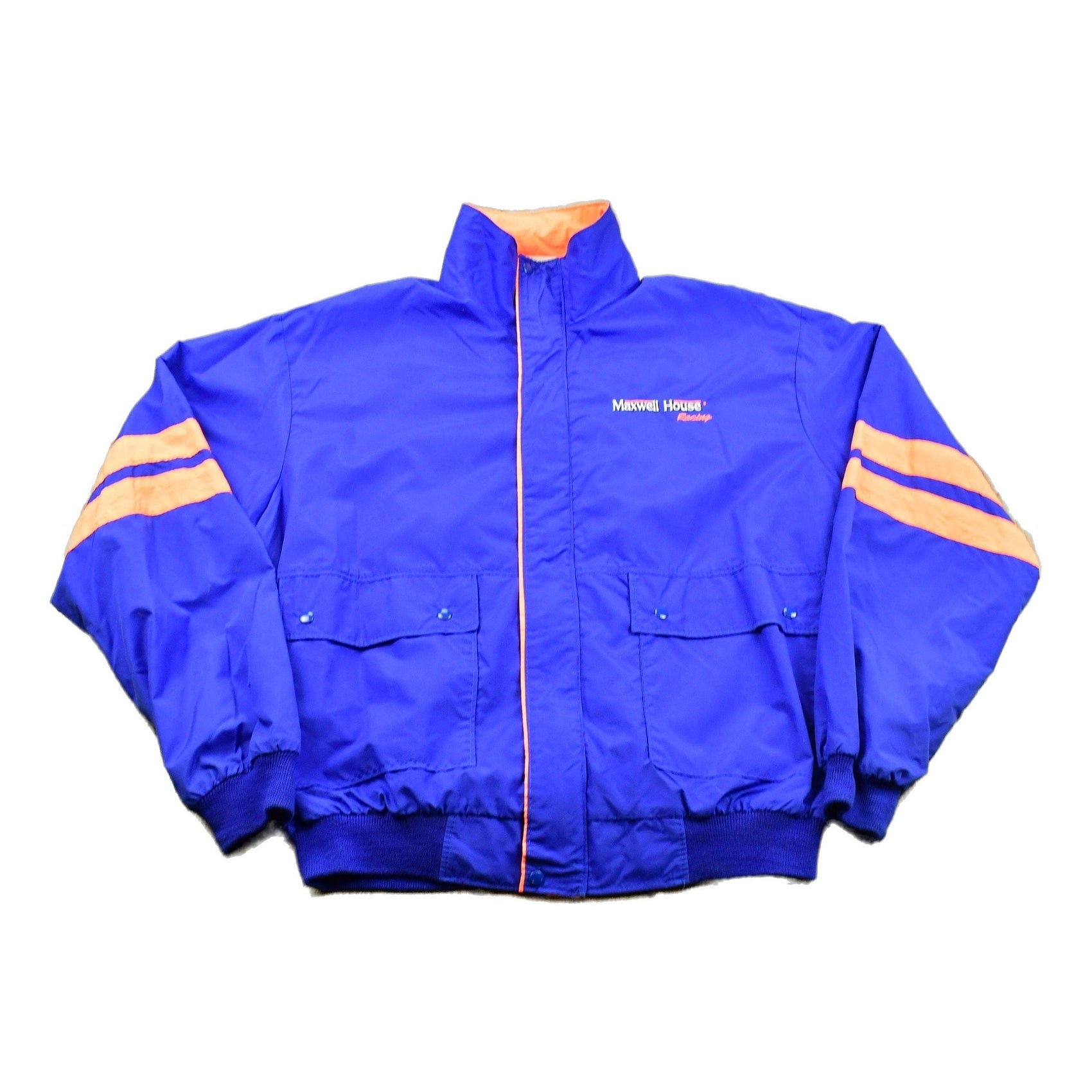 Vintage 1990s Maxwell House Racing Windbreaker Men's Large from propervintagecanada