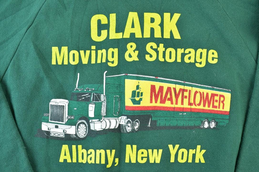 Vintage 1990s Mayflower Transit Crewneck Sweatshirt Made In USA Men's Large from propervintagecanada