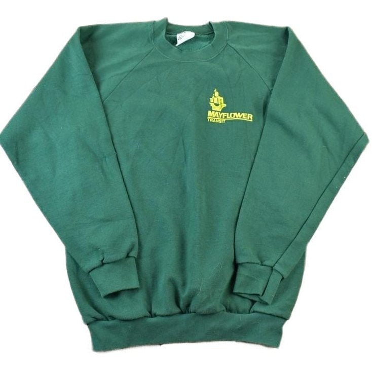 Vintage 1990s Mayflower Transit Crewneck Sweatshirt Made In USA Men's Large from propervintagecanada
