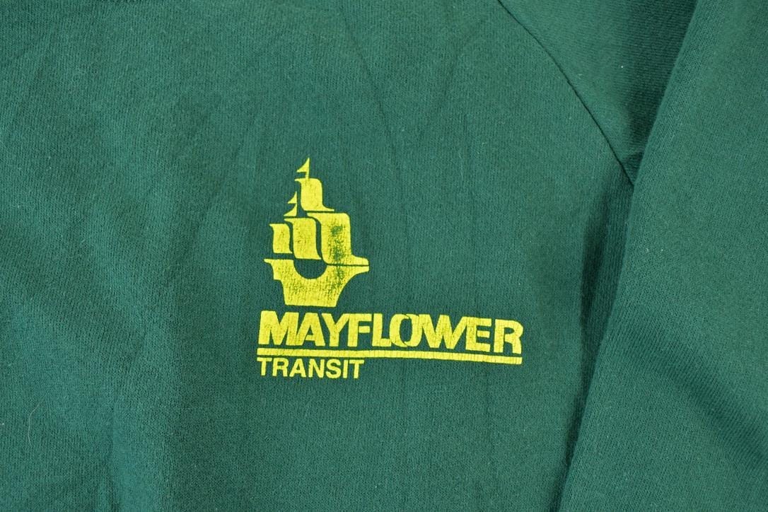 Vintage 1990s Mayflower Transit Crewneck Sweatshirt Made In USA Men's Large from propervintagecanada