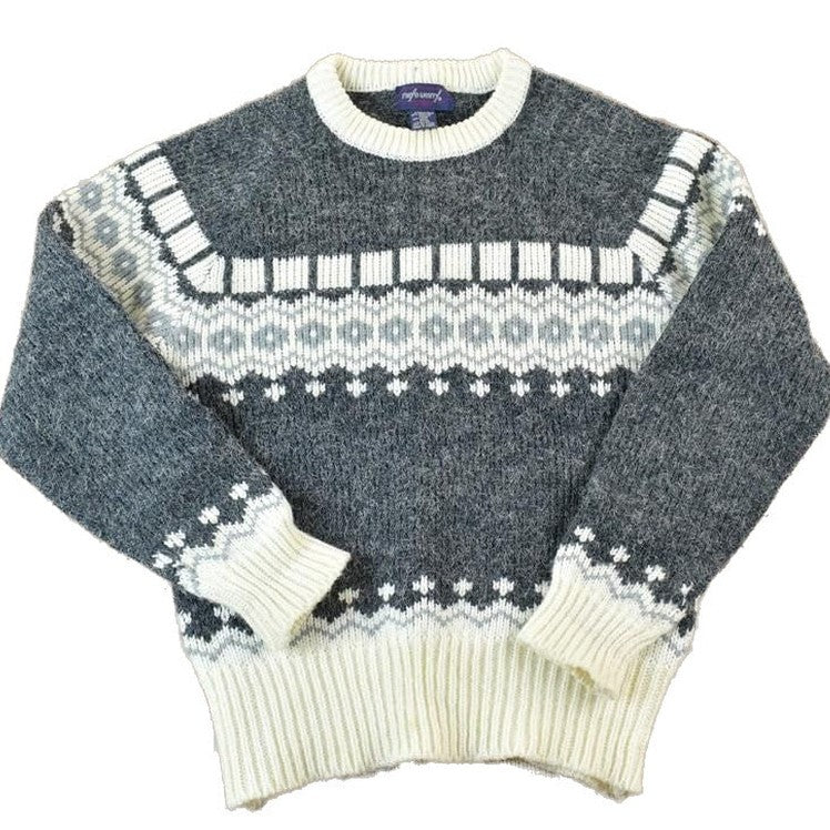 Vintage 1990s Mayo Wenty Wool Blend Knit Crewneck Sweater Women's M from propervintagecanada