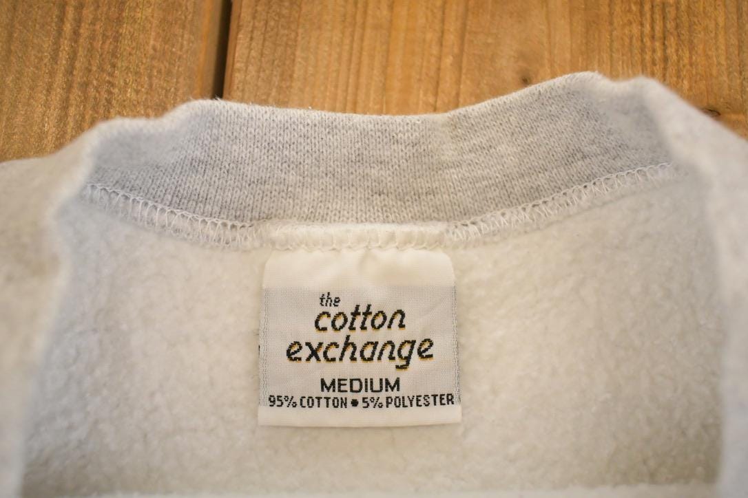 Vintage 1990s Mc Donogh Cotton Exchange Crewneck Sweatshirt Men's L from propervintagecanada