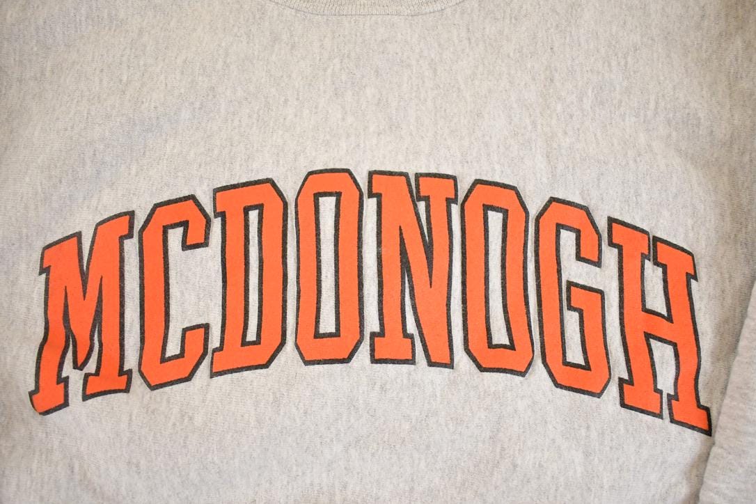 Vintage 1990s Mc Donogh Cotton Exchange Crewneck Sweatshirt Men's L from propervintagecanada
