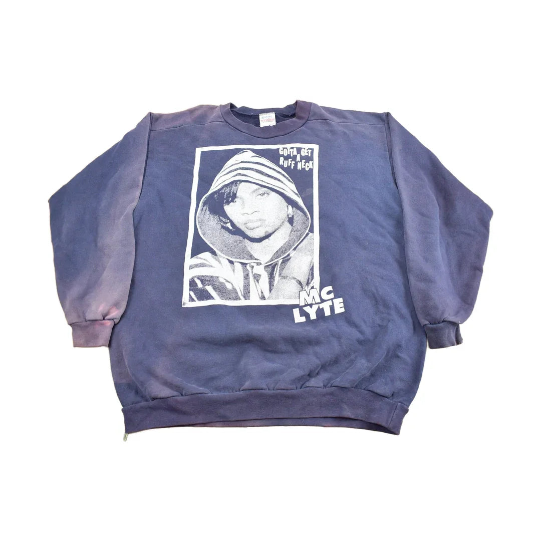Vintage 1990s MC Lyte Ruff Neck Crewneck Sweatshirt from propervintagecanada