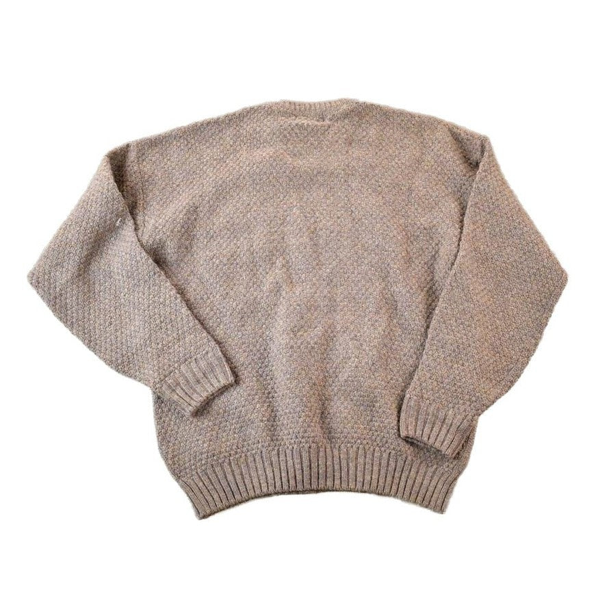 Vintage 1990s Mcadam Knit Wear Abstract Pattern Crewneck Sweater Made In Scotland Men's Large from propervintagecanada