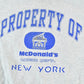 Vintage 1990s Mcdonalds Music Department New York Crewneck Sweatshirt Made In USA Men's XL from propervintagecanada
