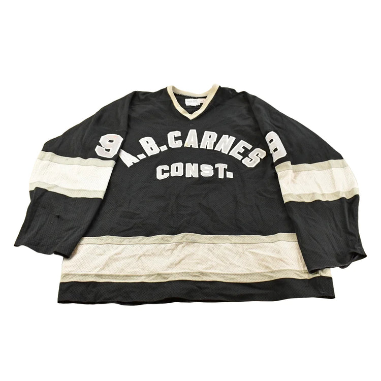 Vintage 1990s Medford Square Sporting Goods Co A.B. Carnes Hockey Jersey Men's 2XL from propervintagecanada