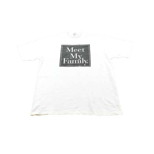Vintage 1990s Meet My Family The Holy Family Religious T-Shirt Mens XL from propervintagecanada