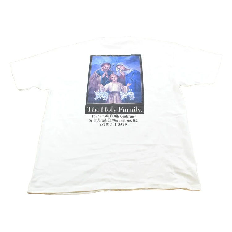Vintage 1990s Meet My Family The Holy Family Religious T-Shirt Mens XL from propervintagecanada