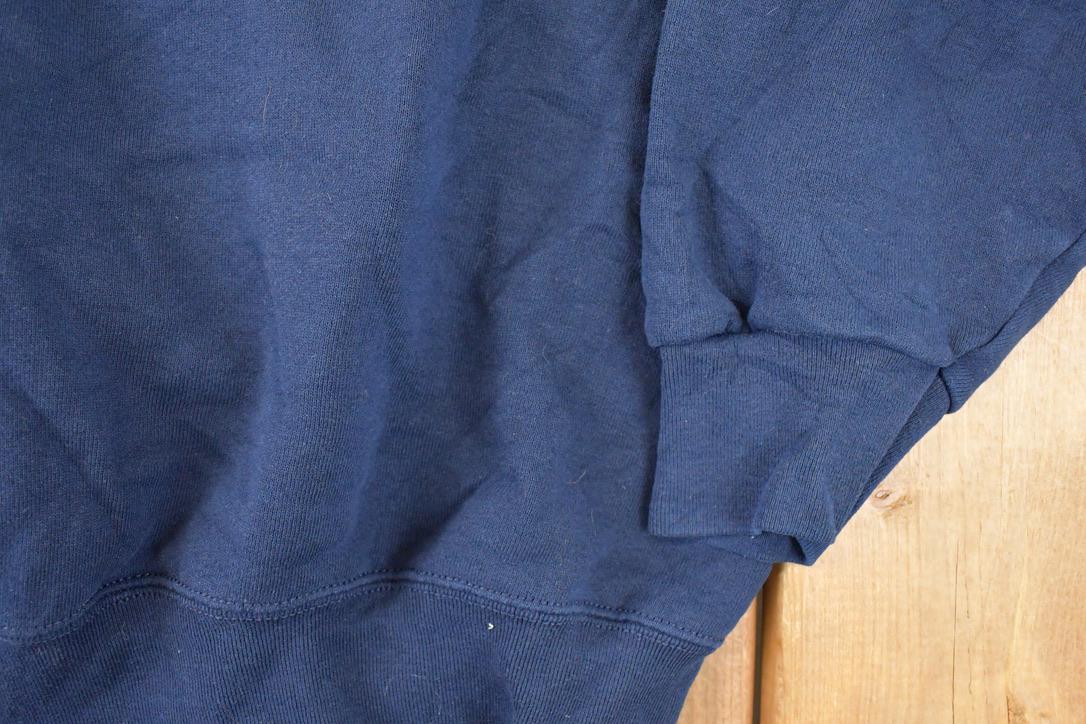 Vintage 1990s Members Mark Blank Navy Crewneck Sweatshirt Mens L from propervintagecanada