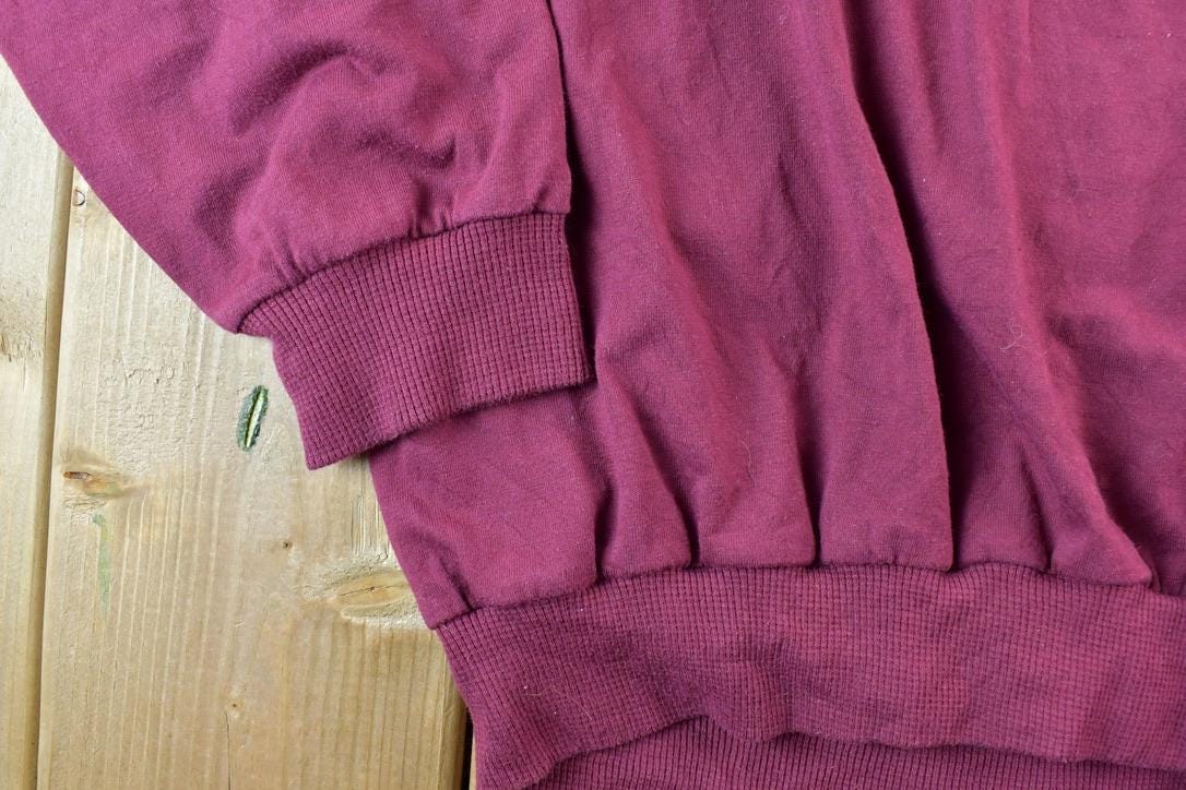 Vintage 1990s Members Only Colour Block Quarter Button Collared Sweatshirt Men's XL from propervintagecanada