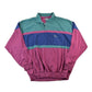Vintage 1990s Members Only Colour Block Quarter Button Collared Sweatshirt Men's XL from propervintagecanada