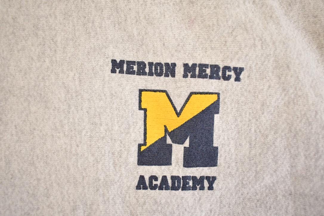 Vintage 1990s Merion Mercy Academy Crewneck Sweatshirt Men's L from propervintagecanada