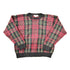 Vintage 1990s Merona Knit Plaid AOP Crewneck Sweater Mens L from propervintagecanada