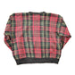 Vintage 1990s Merona Knit Plaid AOP Crewneck Sweater Mens L from propervintagecanada