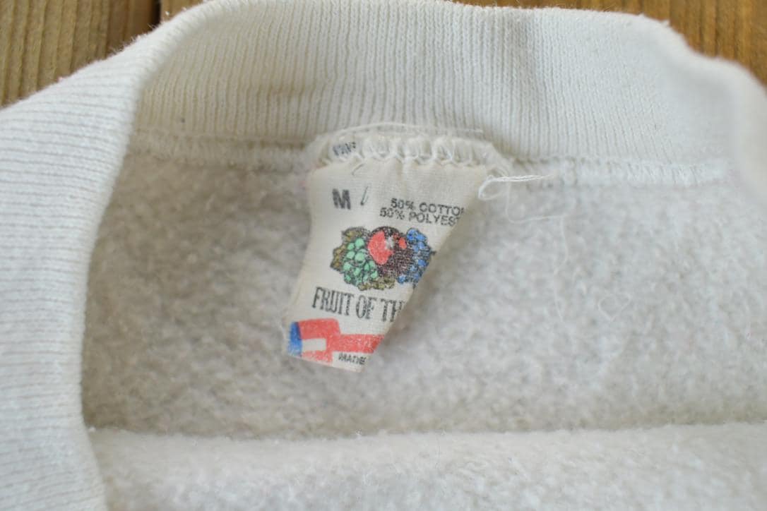 Vintage 1990s Merry Moosement Crewneck Sweatshirt Made In USA from propervintagecanada