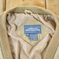 Vintage 1990s Mervyn's Suede Leather Knit Cardigan Sweater Men's Large from propervintagecanada