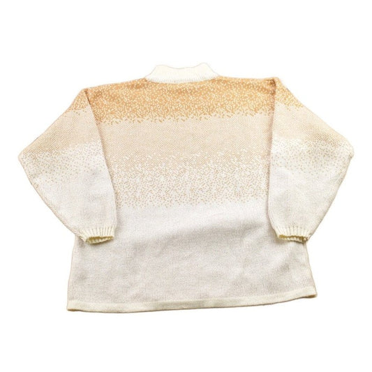 Vintage 1990s Messages Knitted Turtleneck Sweater Men's MMen's Medium from propervintagecanada