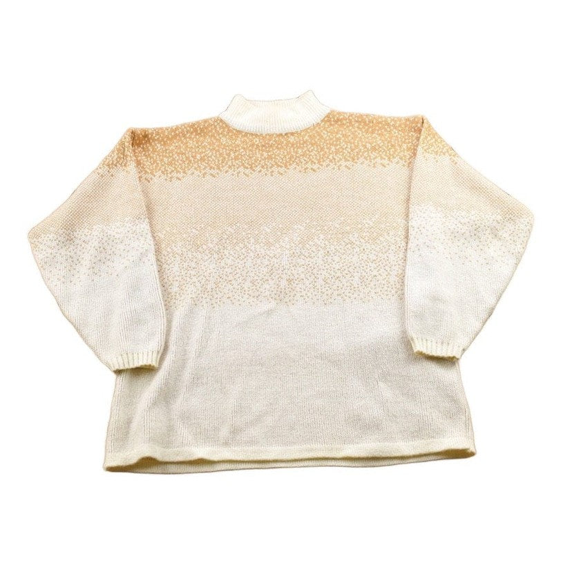 Vintage 1990s Messages Knitted Turtleneck Sweater Men's MMen's Medium from propervintagecanada