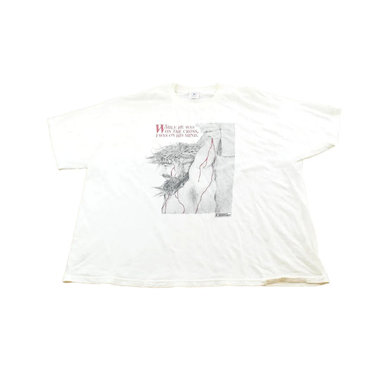 Vintage 1990s Messiahs Messengers Jesus on the Cross T-Shirt Men 3XL Men's 3XL from propervintagecanada