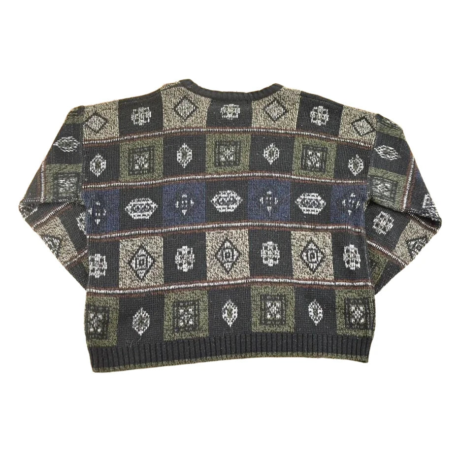 Vintage 1990s Method Knit Crewneck Sweater Men's L from propervintagecanada
