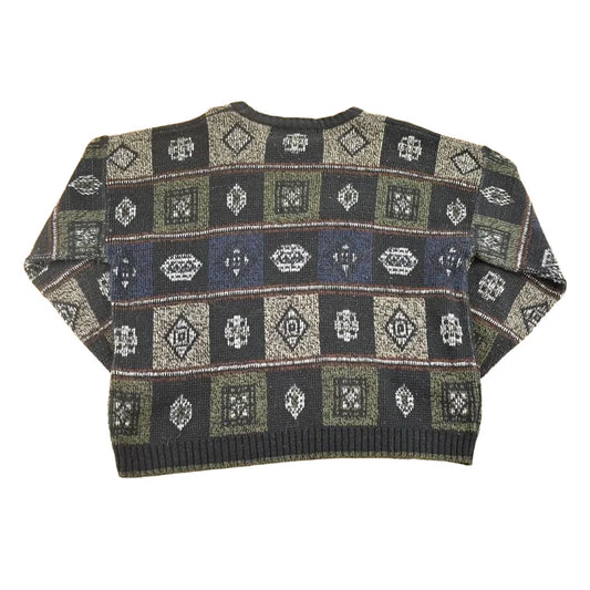 Vintage 1990s Method Knit Crewneck Sweater Men's L from propervintagecanada