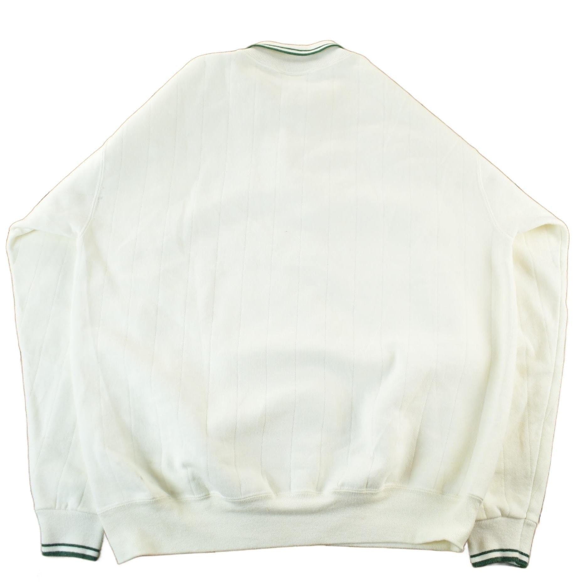 Vintage 1990s Metropolitan National Bank Collared Sweatshirt Men's XL from propervintagecanada