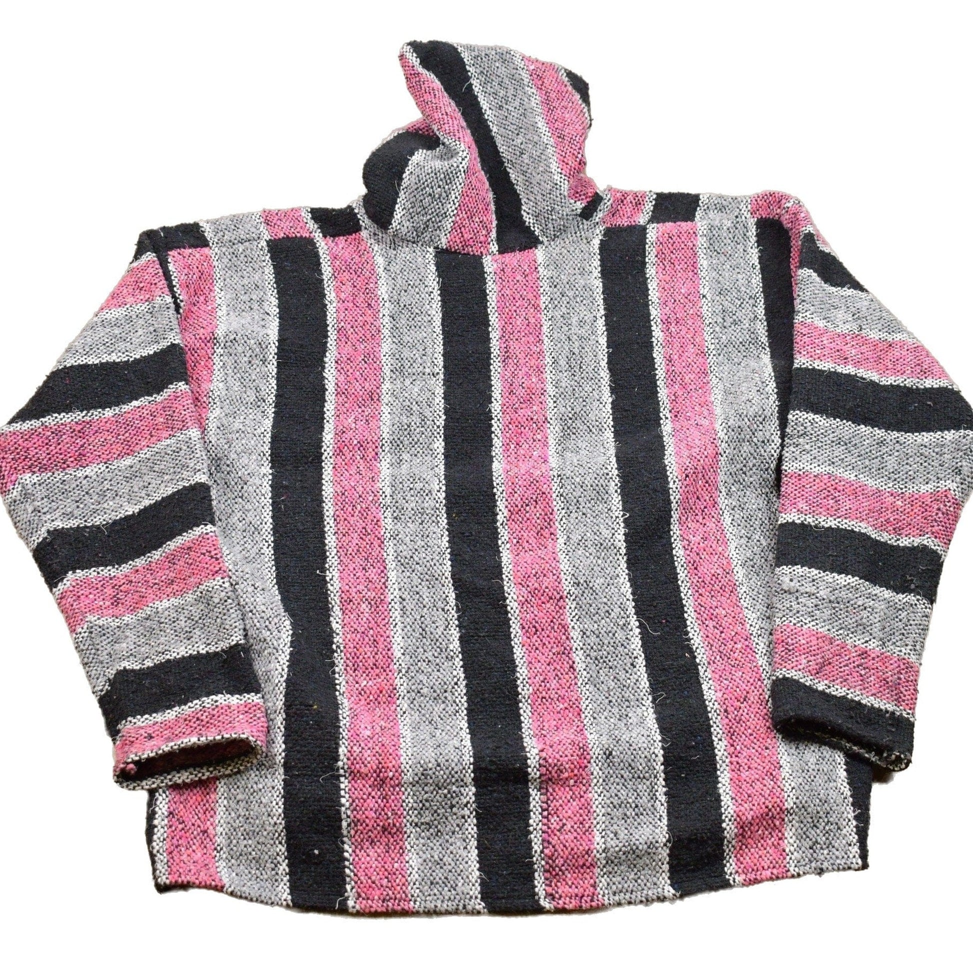 Vintage 1990s Mexican Blanket Hoodie Men's XL from propervintagecanada