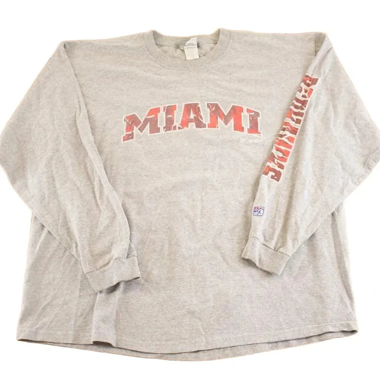 Vintage 1990s Miami Crewneck Shirt Men's L from propervintagecanada