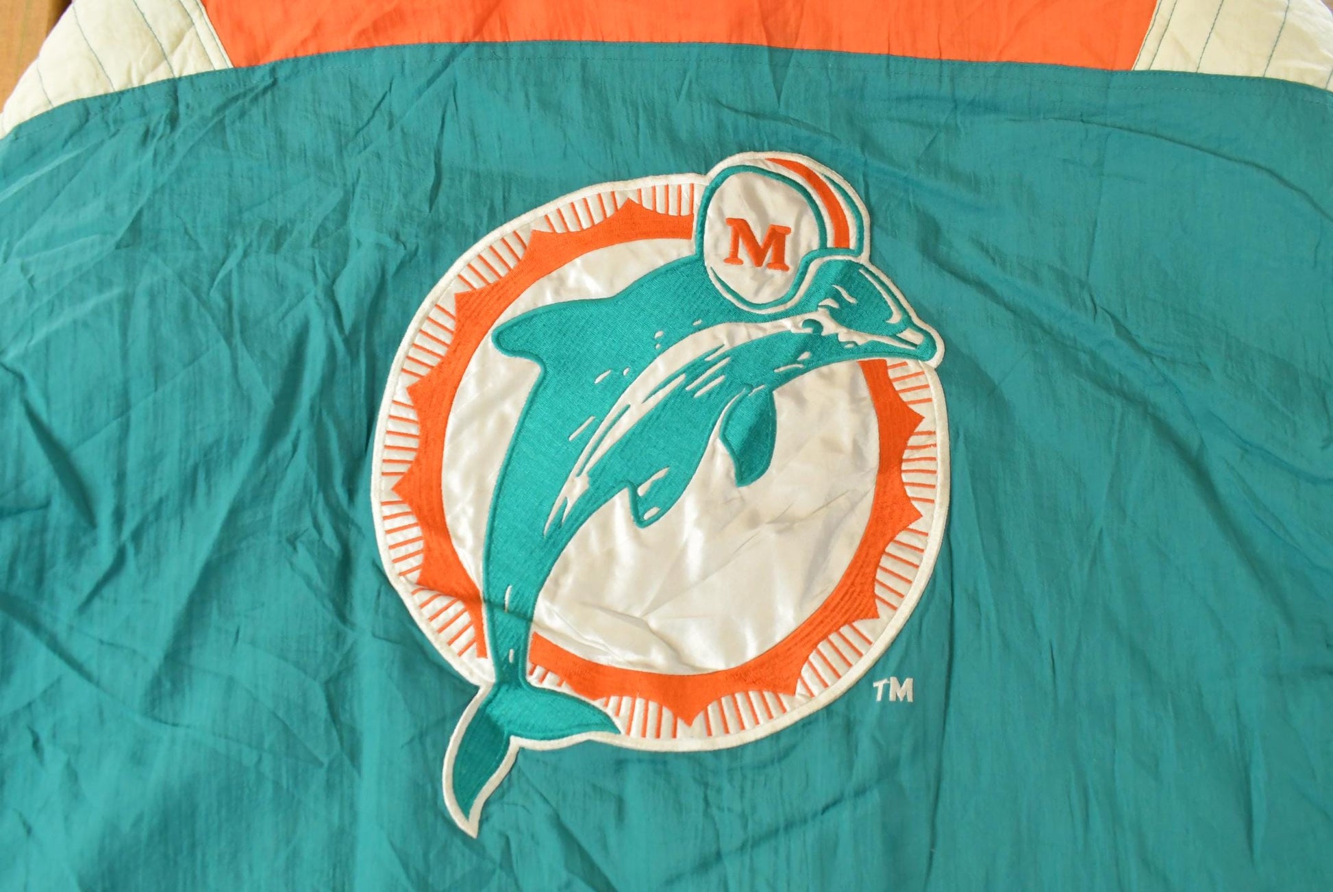 Vintage 1990s Miami Dolphins NFL Pro Line Starter Puffer Jacket Men's XL from propervintagecanada