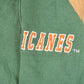 Vintage 1990s Miami Hurricanes Embroidered University Hoodie Sweater Mens L from propervintagecanada
