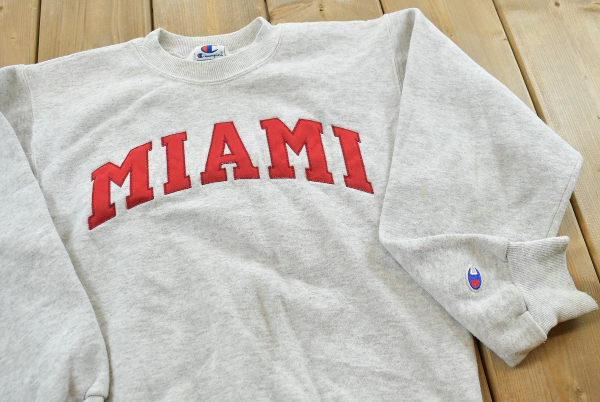 Vintage 1990s Miami University Collegiate Champion Sweatshirt Mens XS from propervintagecanada