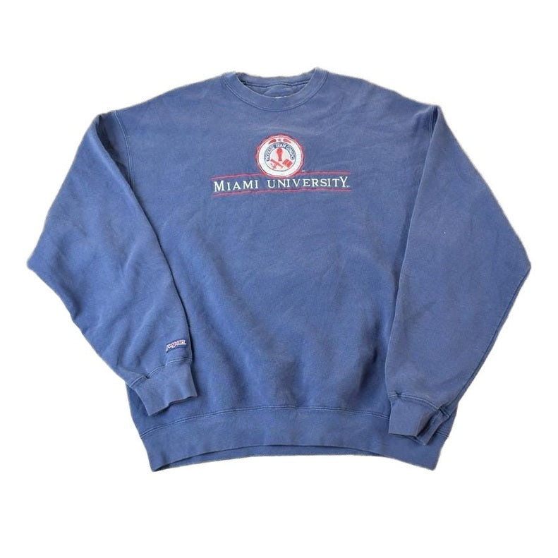 Vintage 1990s Miami University Crewneck Men's Large from propervintagecanada