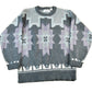 Vintage 1990s Michael Gerald Abstract Knit Sweater Men's Medium from propervintagecanada